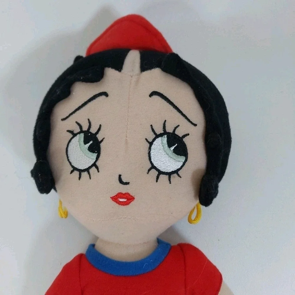 BETTY BOOP SOFT PLUSH DOLL SOFTBALL BASEBALL SPORT GIRL 16